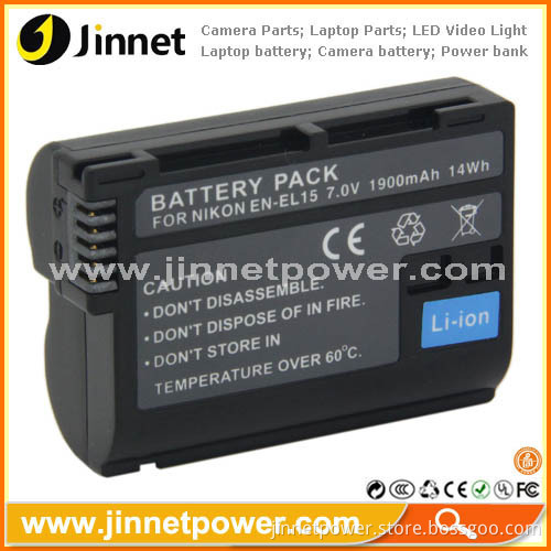 Dslr Camera Battery En-el15 El15 For Nikon D7000 D800 D800e 1 V1 1v1 D600 Mb-d11 Mb-d12 Series